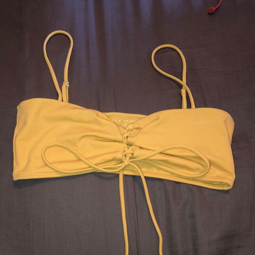 Yellow Pacsun Bikini Top